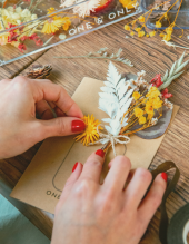 Dried Flower Card Dried Flower Card